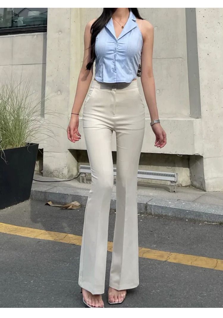 パンツセットアップ 洗練フレアパンツ