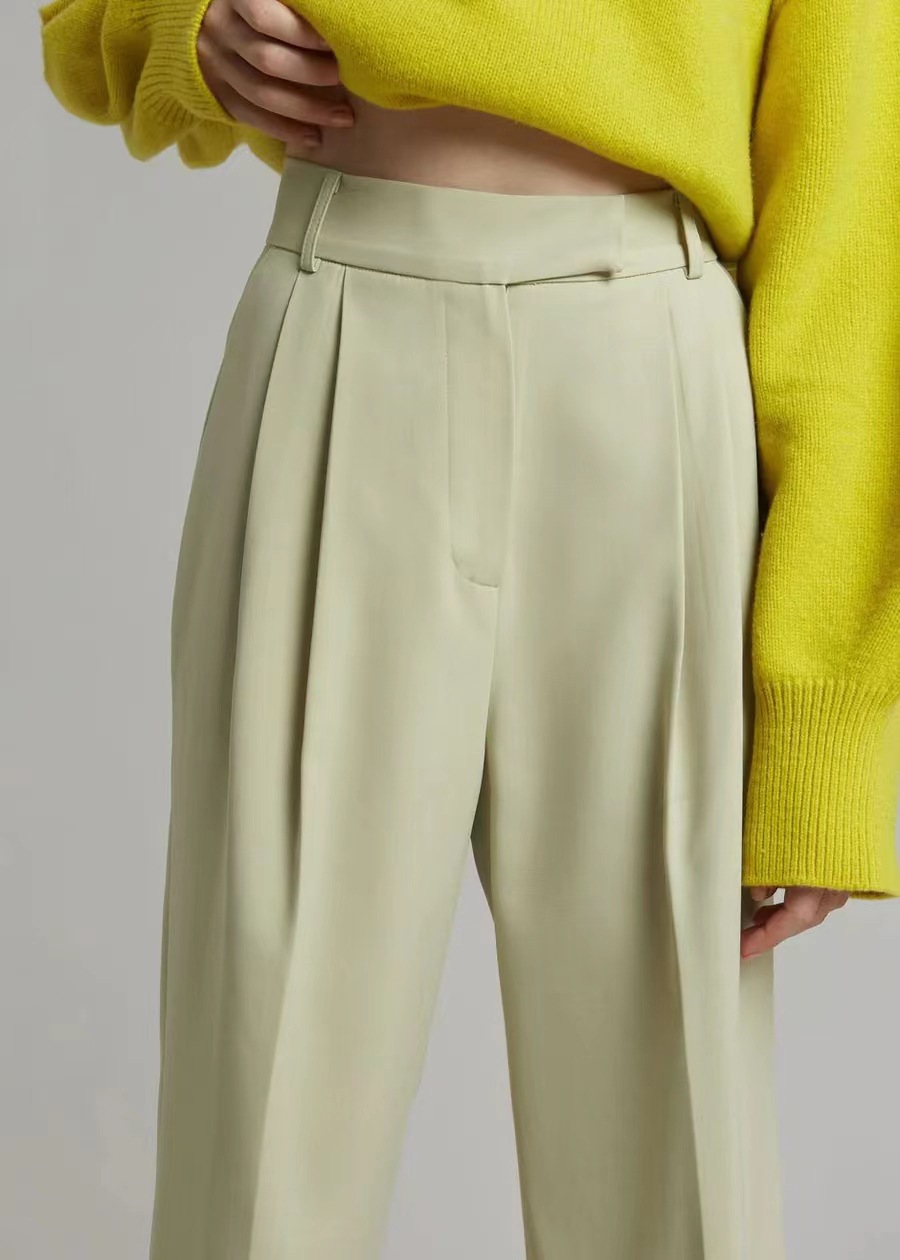パンツセットアップ こなれ感ゆったりジャケットパンツセット