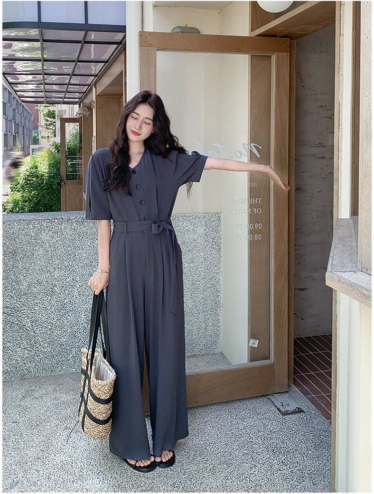 パンツセットアップ 優雅なゆとりワイドパンツセットアップ