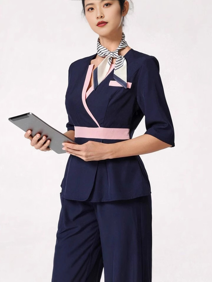 パンツセットアップ エレガント制服風パンツセットアップ