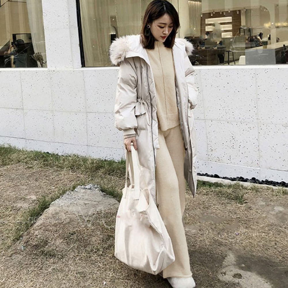 ニットワイドパンツセットアップ レディース ゆったり秋冬長袖無地