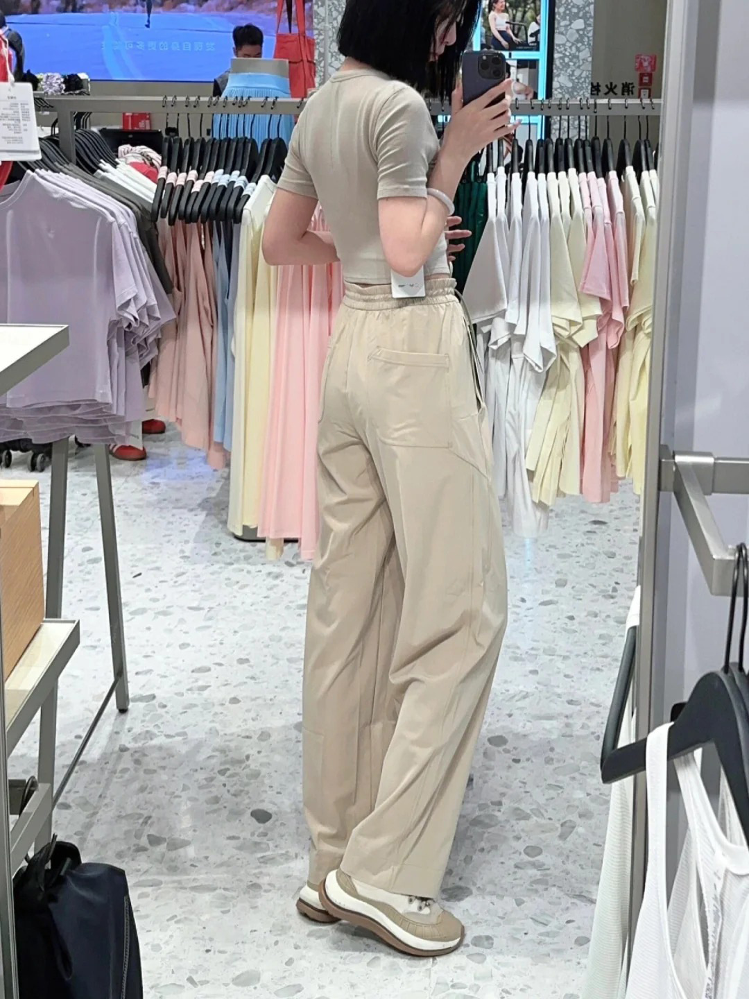 パンツセットアップ リラックスシルエットドローパンツ