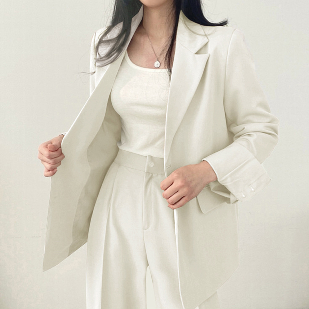 パンツセットアップ レディース スーツ セットアップ ワイドパンツ テーラードジャケット