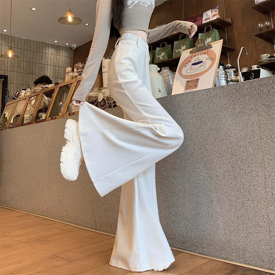 パンツセットアップ フレアシルエット ワイドパンツ