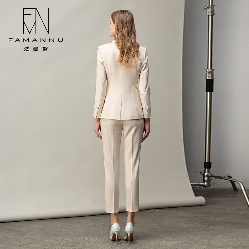 パンツセットアップ ショールカラー一つ釦ジャケットパンツスーツ上下セット