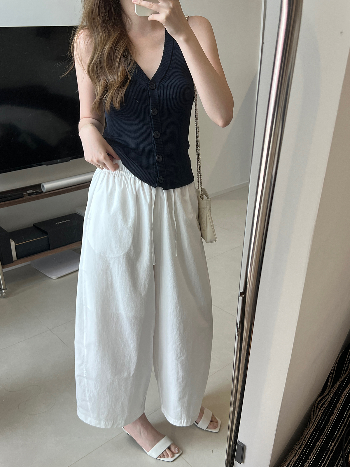 パンツセットアップ ゆったりシルエットコンフォートパンツ