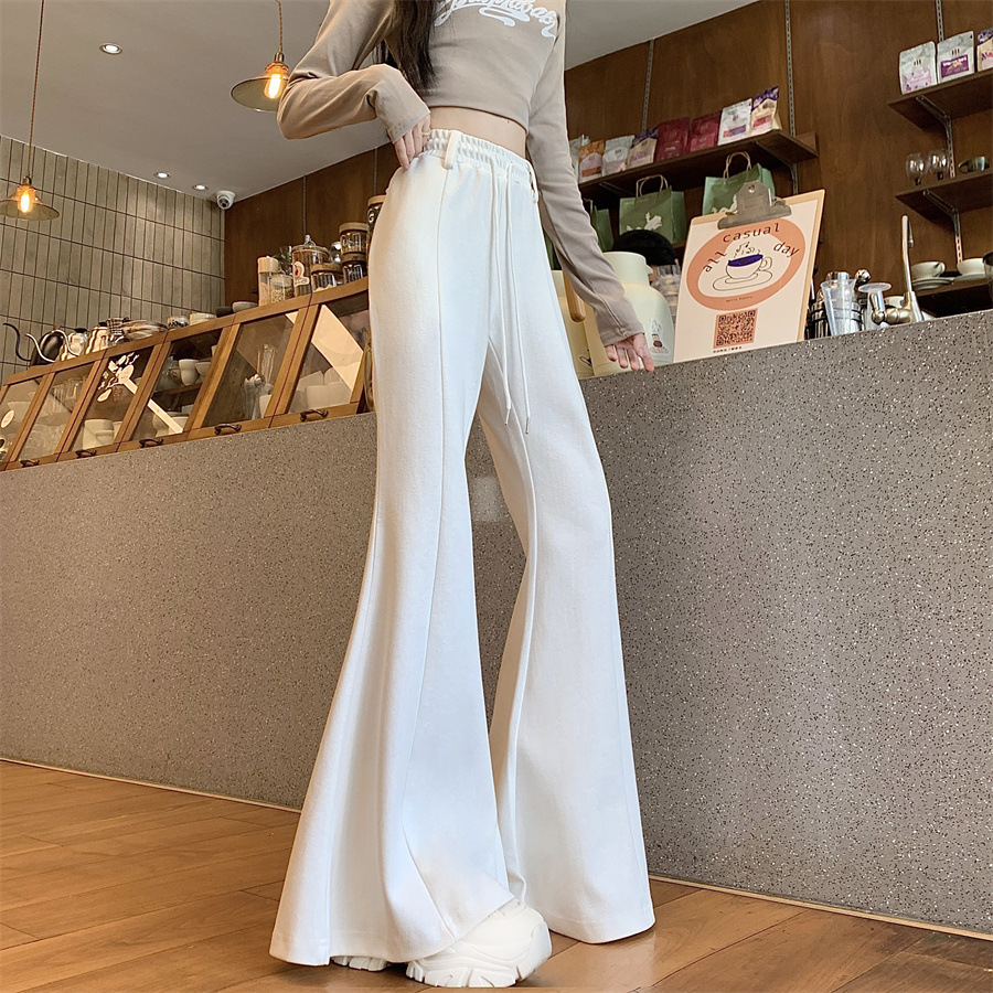 パンツセットアップ フレアシルエット ワイドパンツ