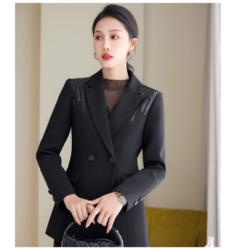 パンツセットアップ 肩飾り輝きパンツセットアップ