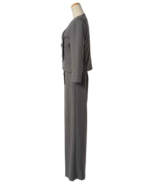 パンツセットアップ 斜めデザイン アシンメトリージャケットセット