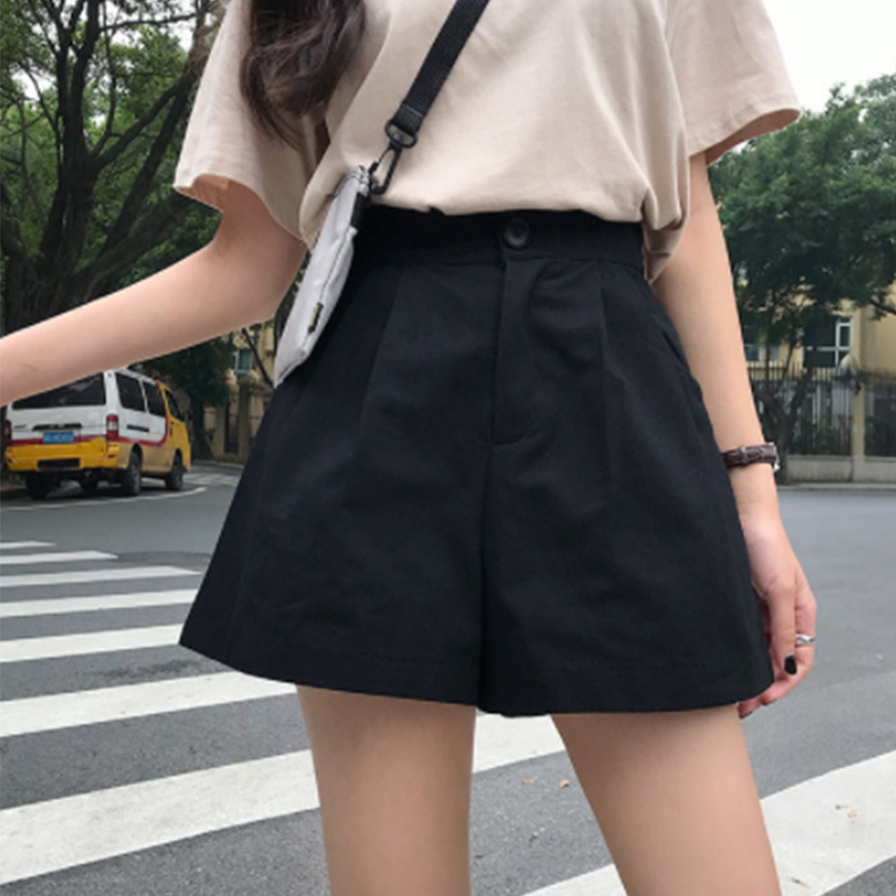 パンツセットアップ ハイウエスト ショート パンツ レディース 美脚