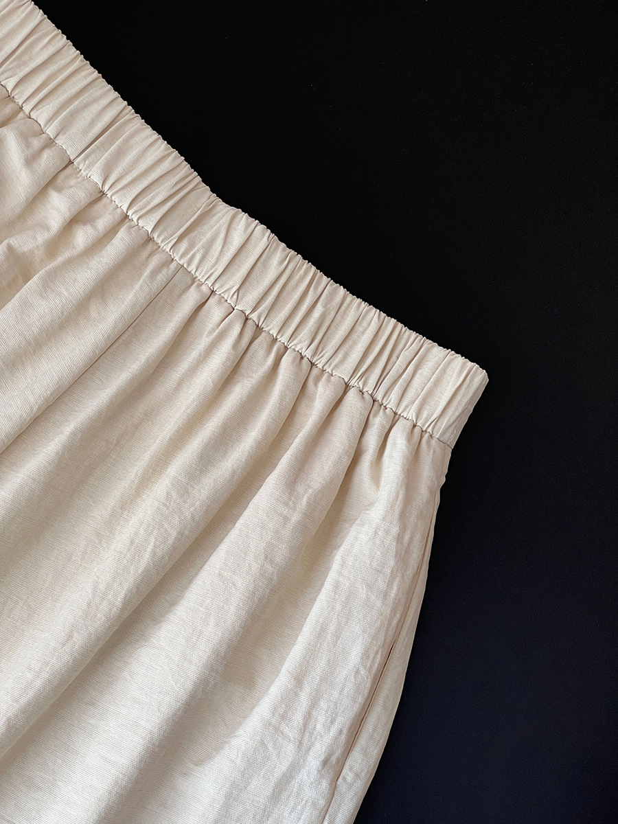 パンツセットアップ 結び目デザインベスト ワイドパンツセット