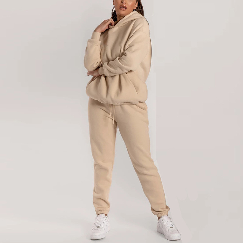 パンツセットアップ ゆったりくつろぎフーディセットアップ