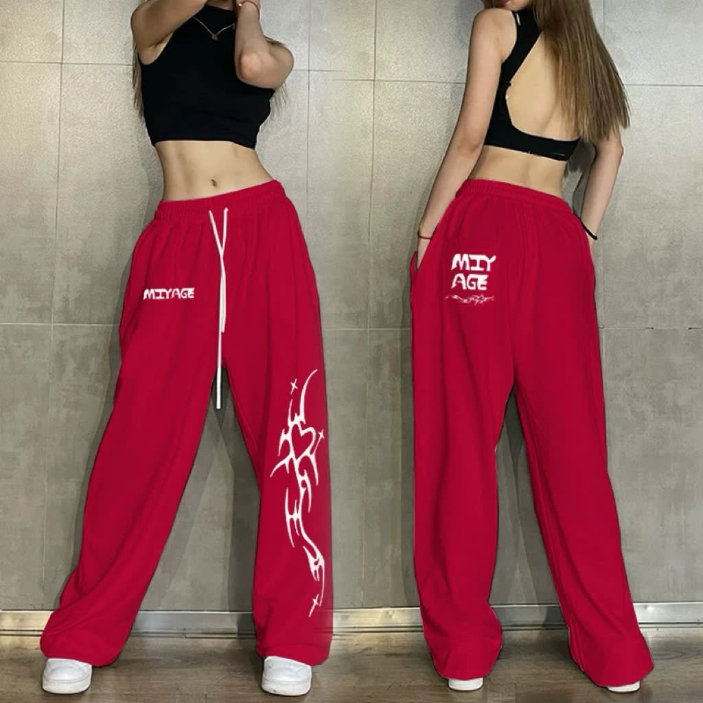 パンツセットアップ トライバル柄ワイドパンツ