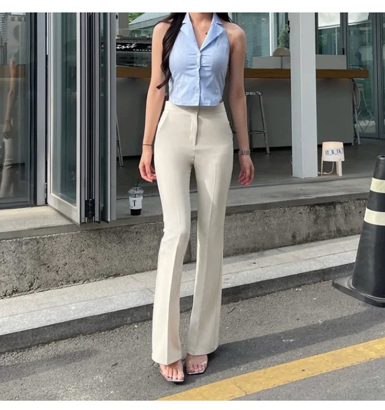 パンツセットアップ 洗練フレアパンツ