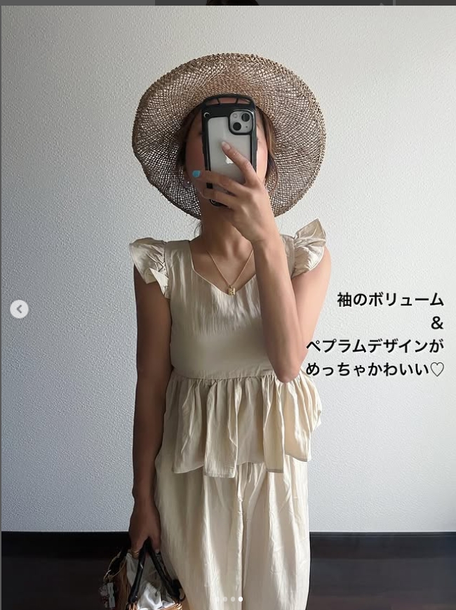 パンツセットアップ 2025年夏新作 韓国風フリルトップス×ワイドパンツセット