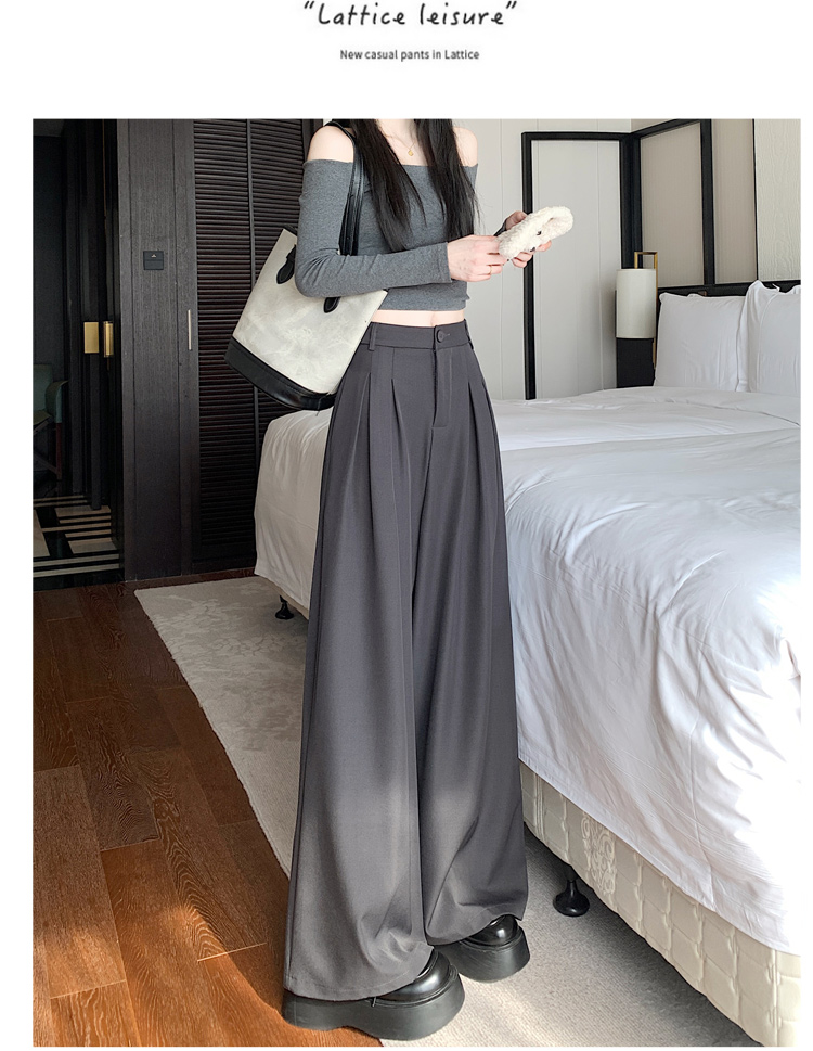 パンツセットアップ 流れるシルエット ワイドパンツ