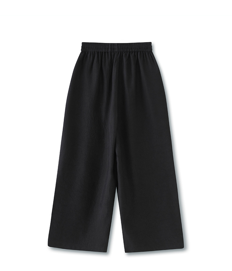 パンツセットアップ 花柄トップス×ワイドパンツセットアップ