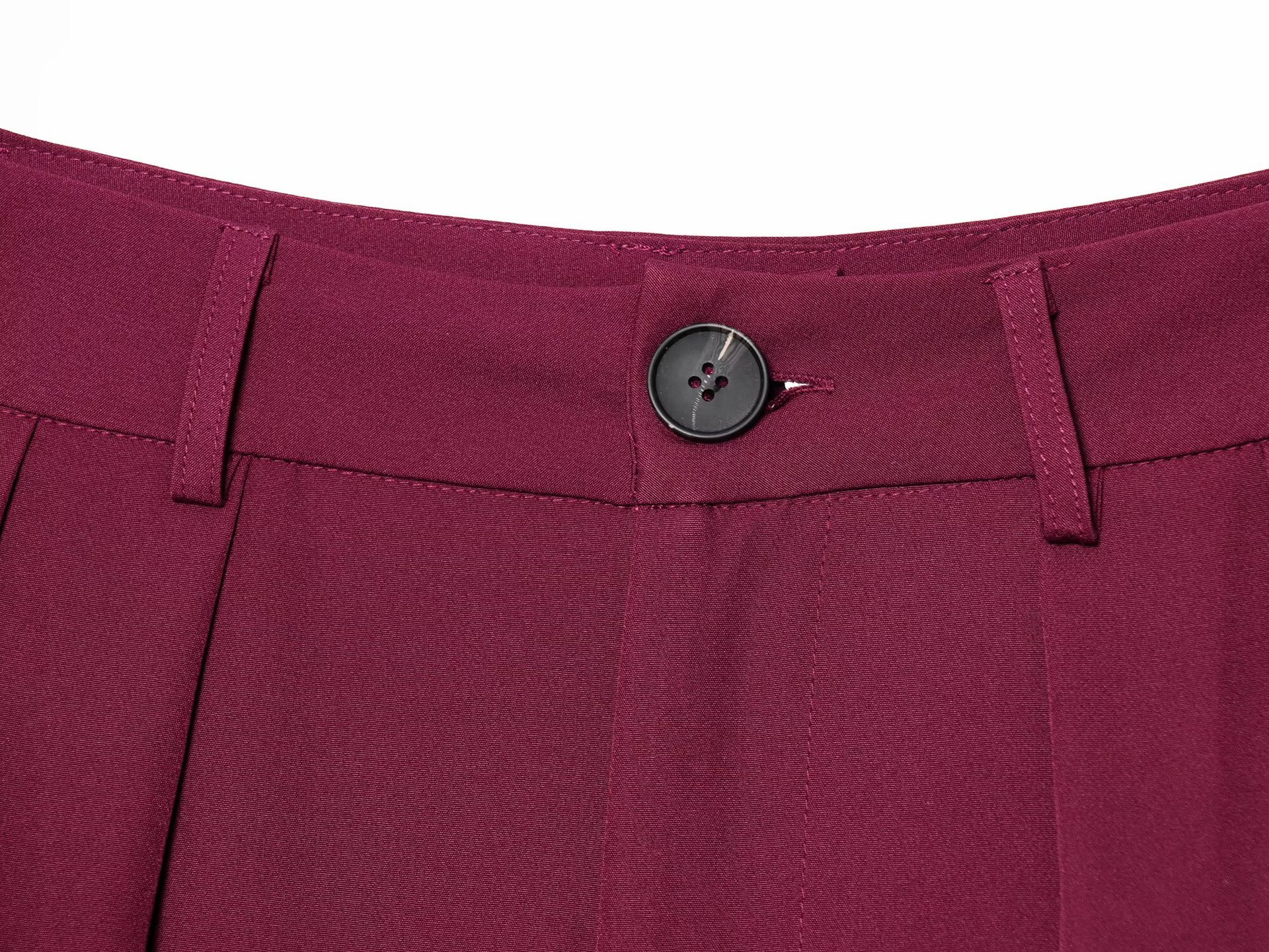 パンツセットアップ 上質素材の結び目ワイドパンツセット