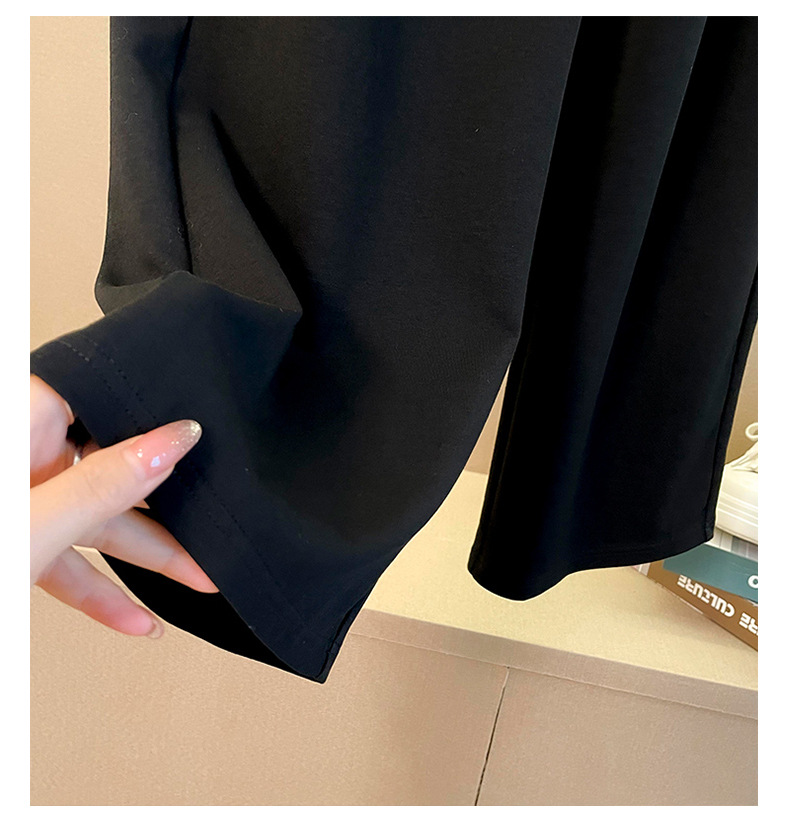 パンツセットアップ 鶴刺繍入り上品ワイドパンツセット