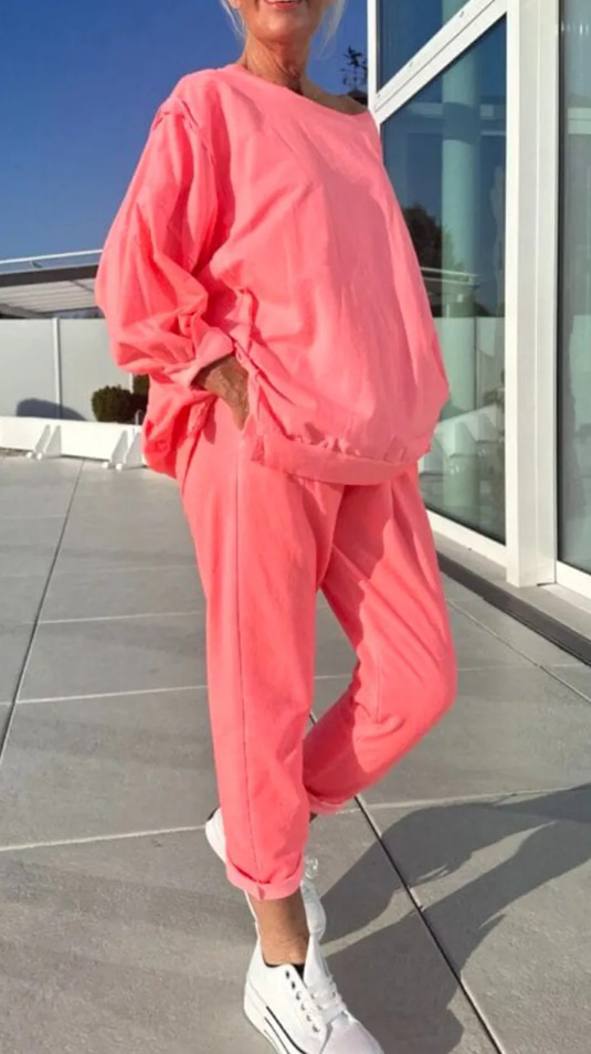 パンツセットアップ ゆったり楽ちんセットアップ