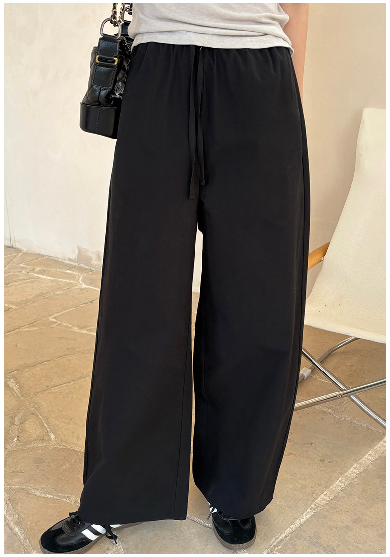 パンツセットアップ リラックスドレープワイドパンツ