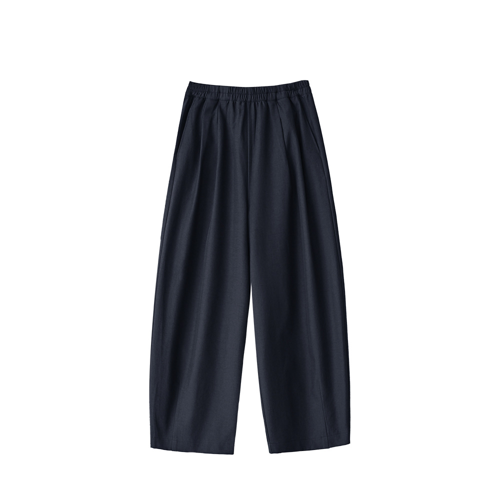 パンツセットアップ リラックスドレープワイドパンツ