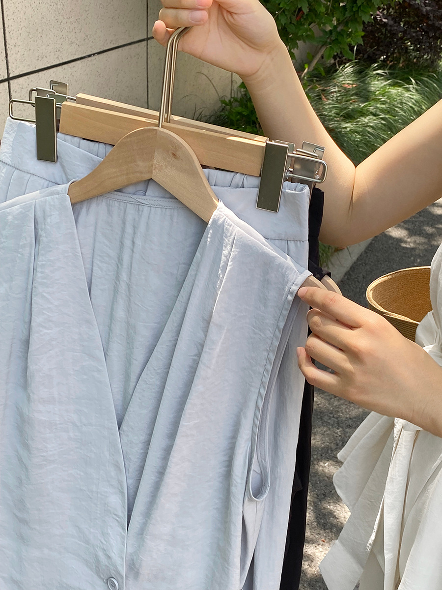 パンツセットアップ 結び目リボン風ノースリーブパンツセット