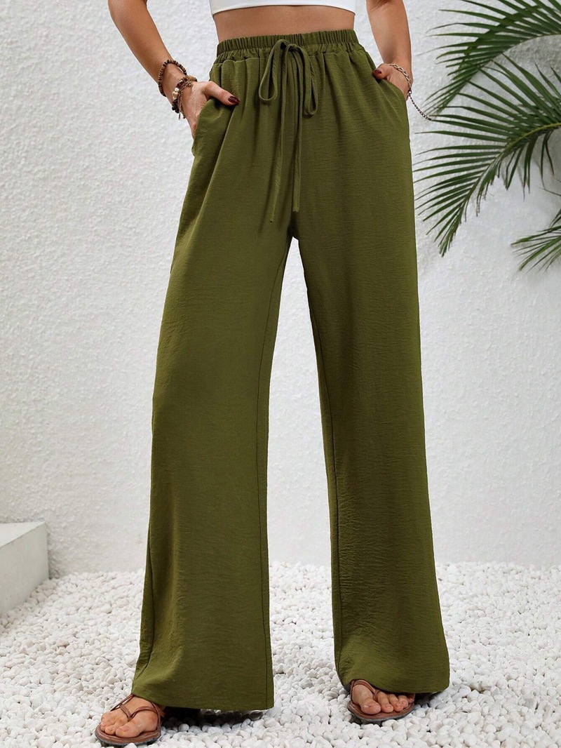 パンツセットアップ リラックスドロスト ワイドパンツ