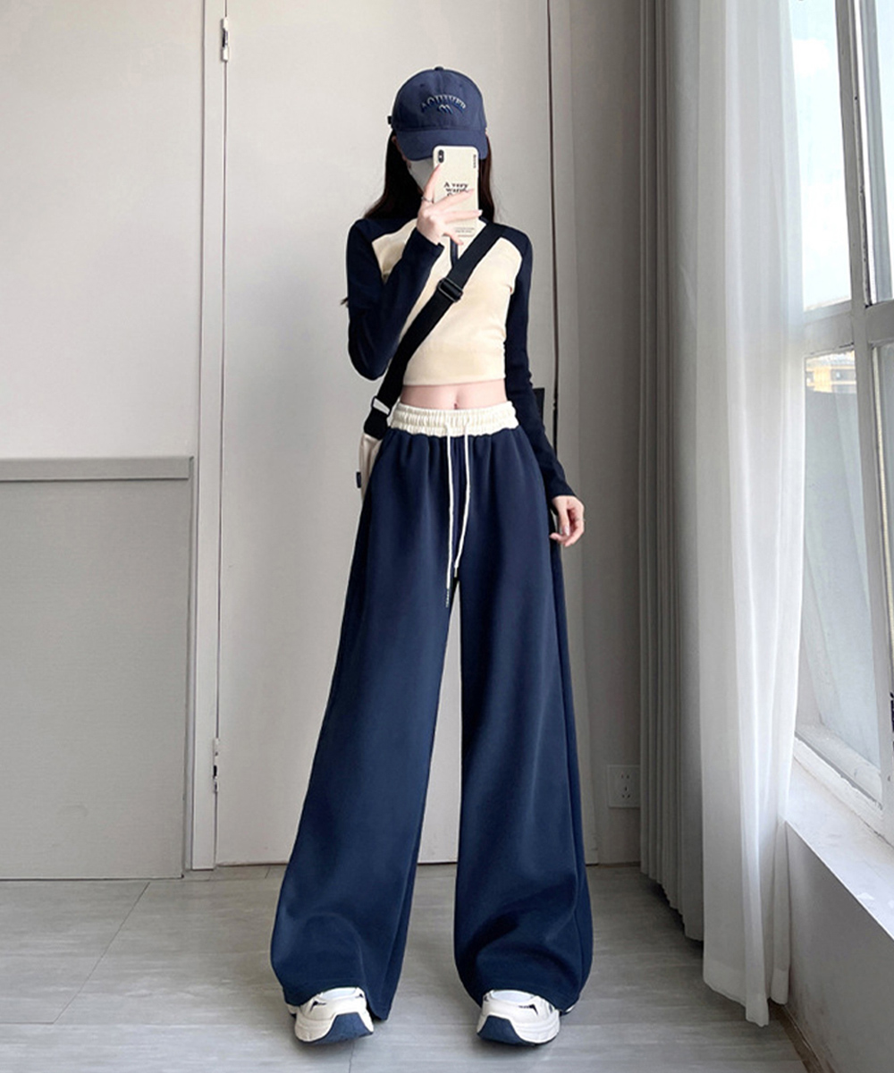 パンツセットアップ レディース ワイド スウェットパンツ ゆったり楽ちん