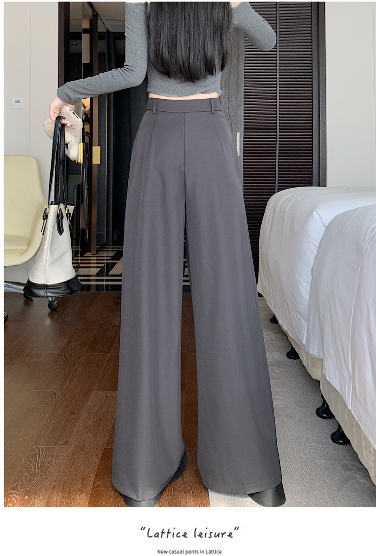 パンツセットアップ 流れるシルエット ワイドパンツ