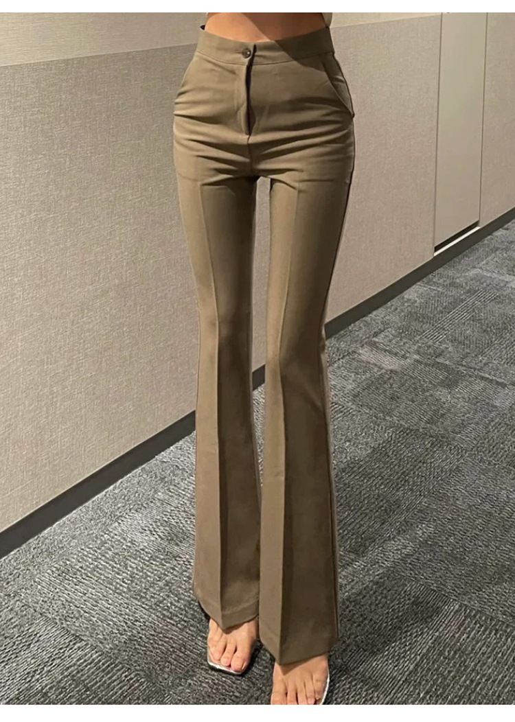 パンツセットアップ 洗練フレアパンツ