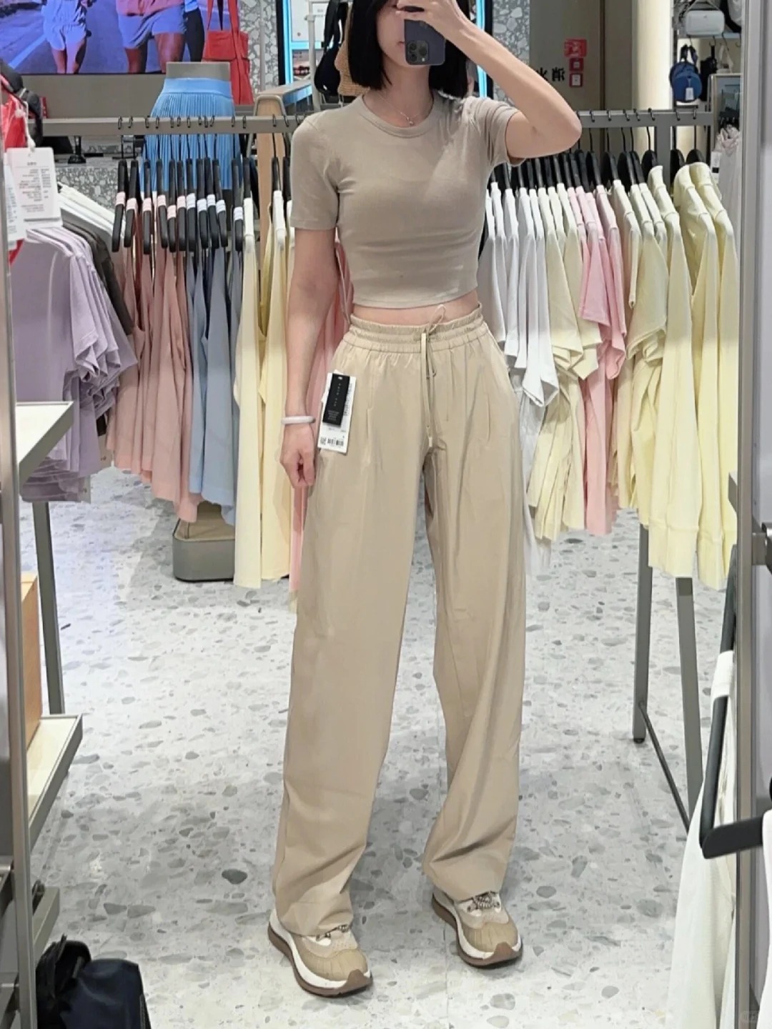 パンツセットアップ リラックスシルエットドローパンツ