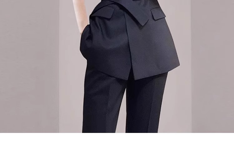 パンツセットアップ 半袖ラグジュアリーパンツセットアップ
