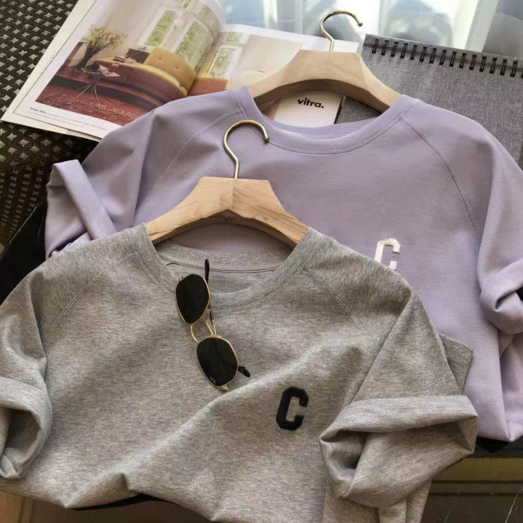 パンツセットアップ イニシャル刺繍入りルームウェアセット