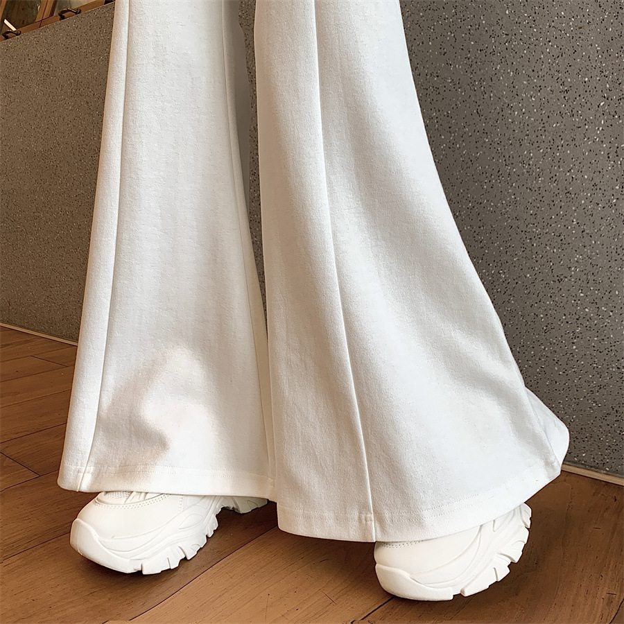 パンツセットアップ フレアシルエット ワイドパンツ