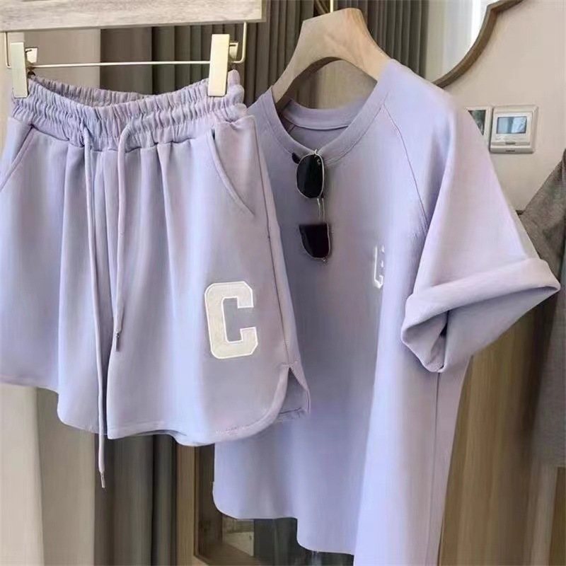 パンツセットアップ イニシャル刺繍入りルームウェアセット