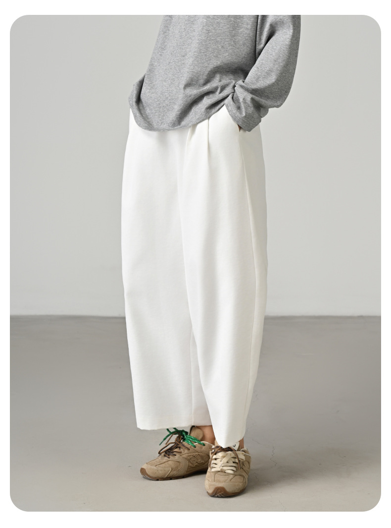 パンツセットアップ リラックスドレープワイドパンツ