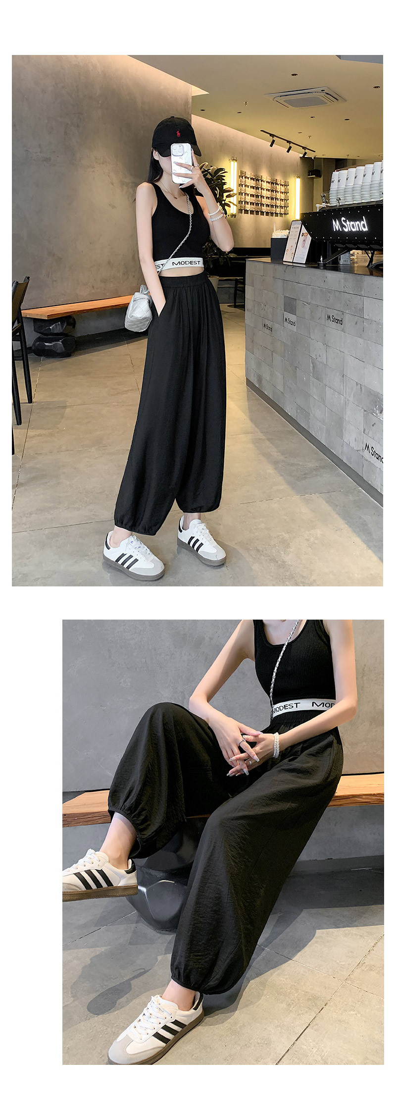 パンツセットアップ ふんわりバルーンパンツセットアップ