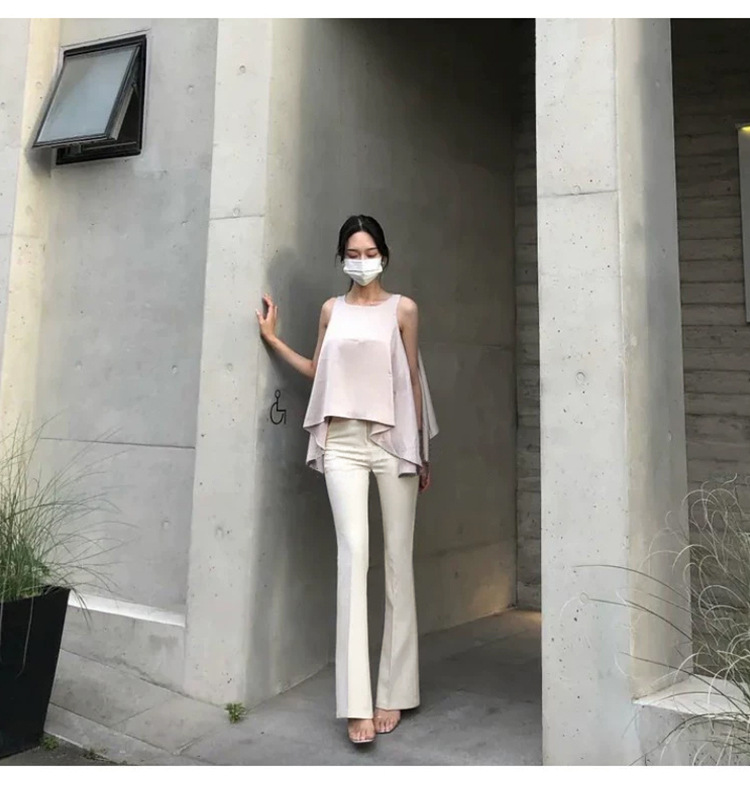 パンツセットアップ 洗練フレアパンツ