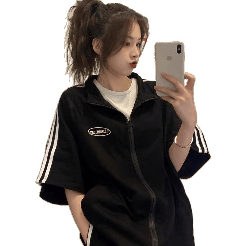 パンツセットアップ ラインサイドジップアップセットアップ