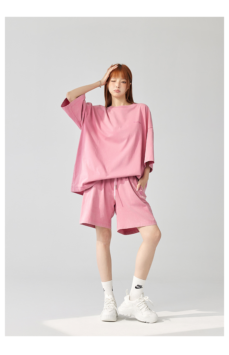 パンツセットアップ ショート ゆったりくつろぎショートセット