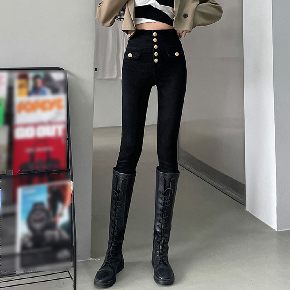 パンツセットアップ ハイウエスト ワイド デニムパンツ レディース フロントボタン