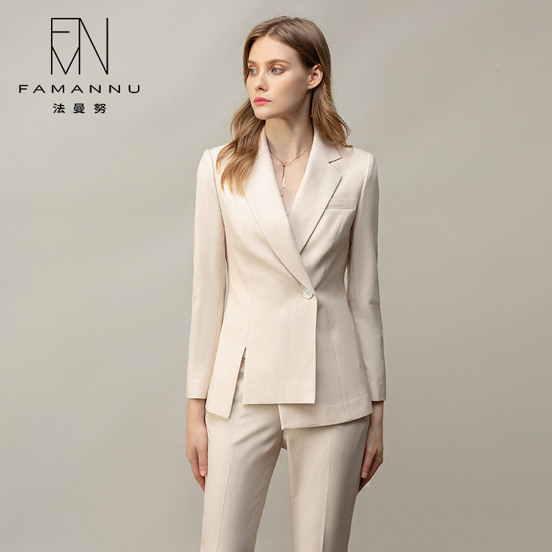 パンツセットアップ ショールカラー一つ釦ジャケットパンツスーツ上下セット