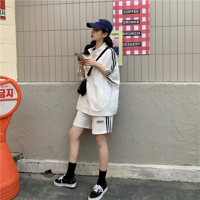 パンツセットアップ ラインサイドジップアップセットアップ