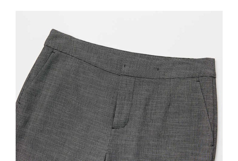 パンツセットアップ スーツ 七分袖パイピングテーラード