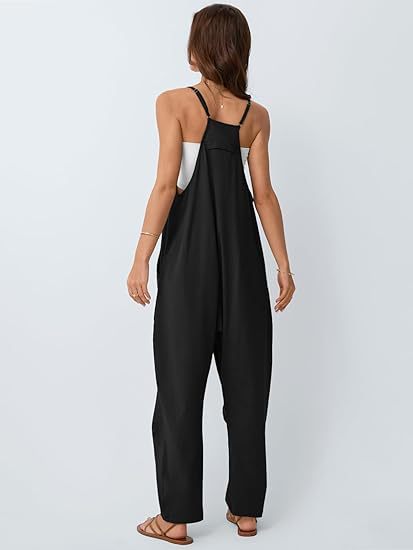 パンツセットアップ リラックスキャミオールインワン