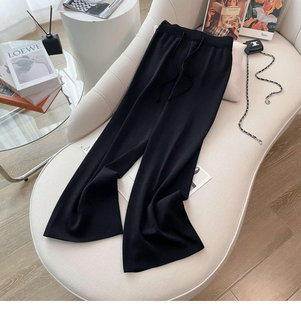 パンツセットアップ 上質素材のゆったりパンツセットアップ