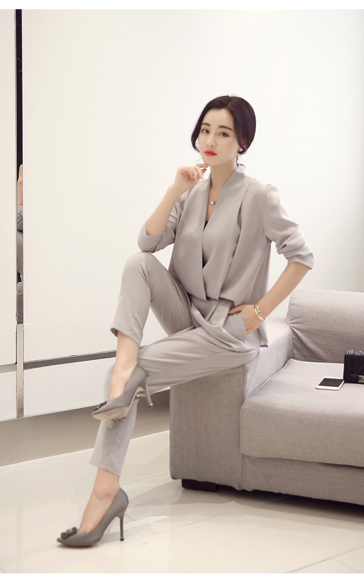 パンツセットアップ 優美ラップデザインセットアップ