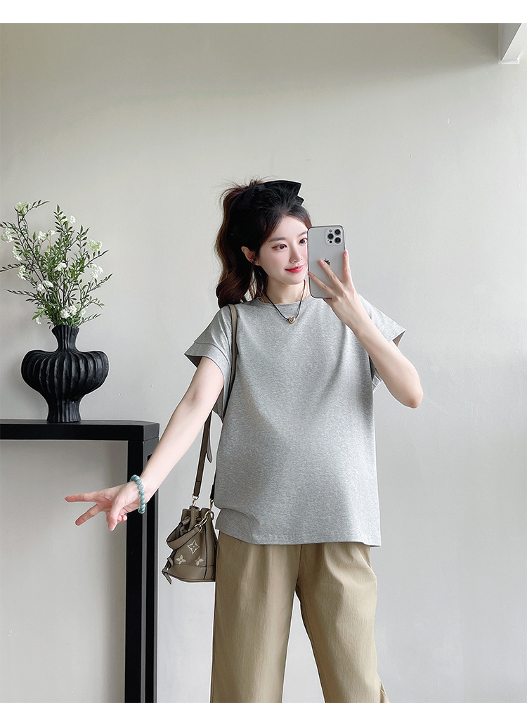 パンツセットアップ フレンチスリーブ ゆったりパンツセット