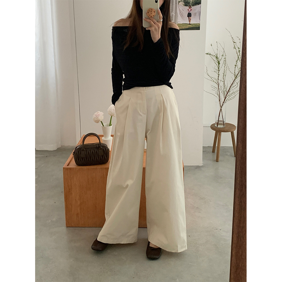 パンツセットアップ 上品仕立てフォーマルワイドパンツ